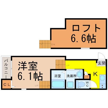 Ｓｔａｇｅ苗代町の物件間取画像